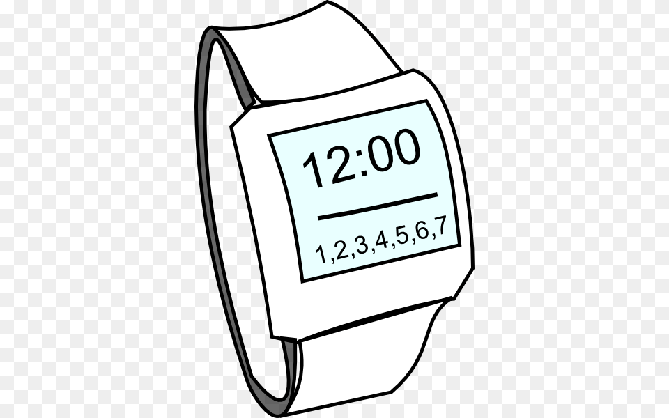 Hand Watch Clip Art, Digital Watch, Electronics, Wristwatch Png