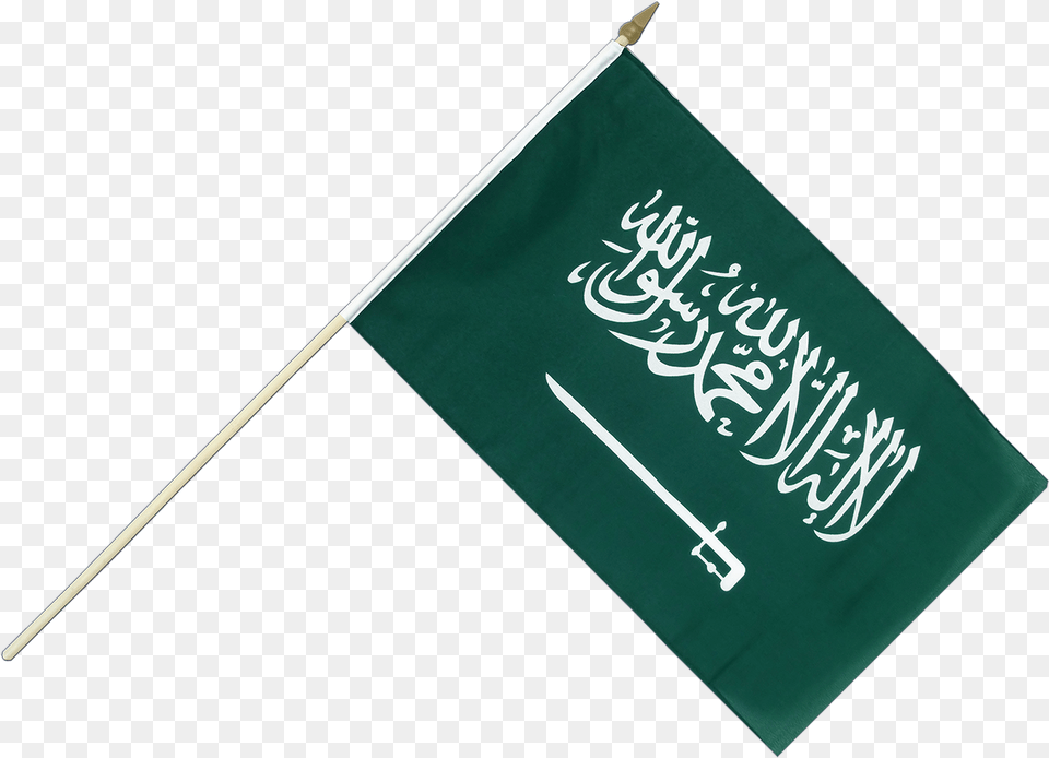 Hand Waving Flag 12x18quot Eder Flag Saudi Arabia Flag 4x6 Inch Mounted E Gloss, Saudi Arabia Flag, Blade, Dagger, Knife Free Png