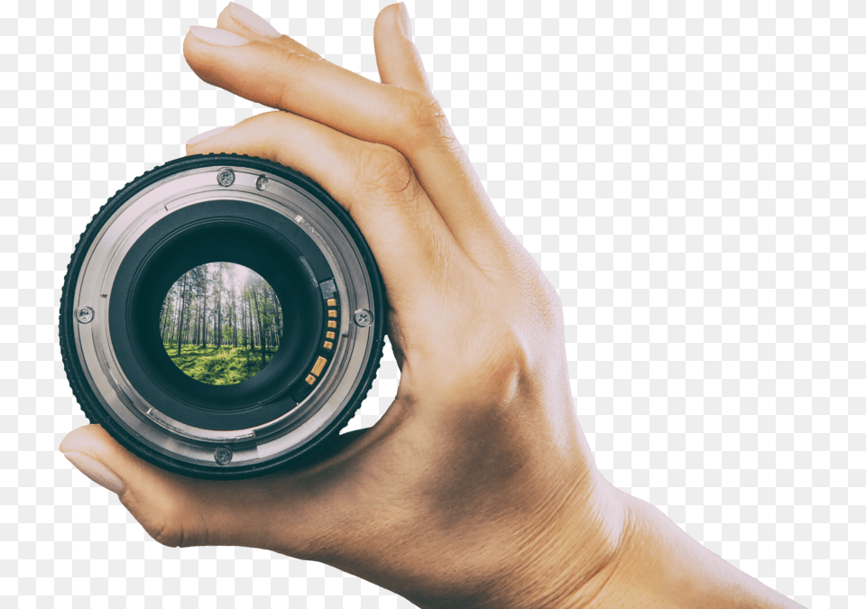 Hand With A Camera Zoom Earth Day Quotes Sadhguru, Photography, Person, Man, Male Free Png Download