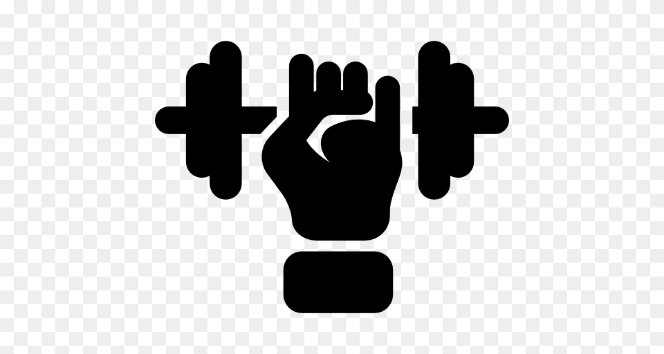 Hand With A Dumbbell, Body Part, Person Png