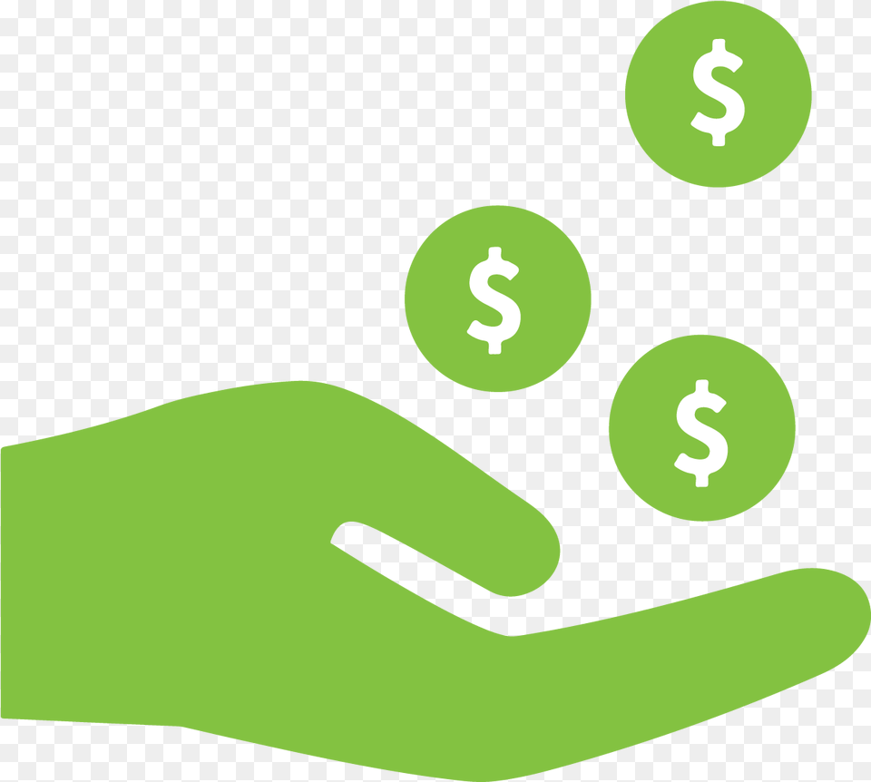 Hand With Coins, Green, Ball, Sport, Tennis Free Transparent Png