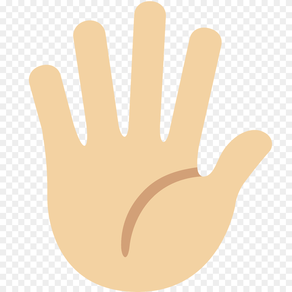 Hand With Fingers Splayed Emoji Clipart, Clothing, Glove, Finger, Person Free Png