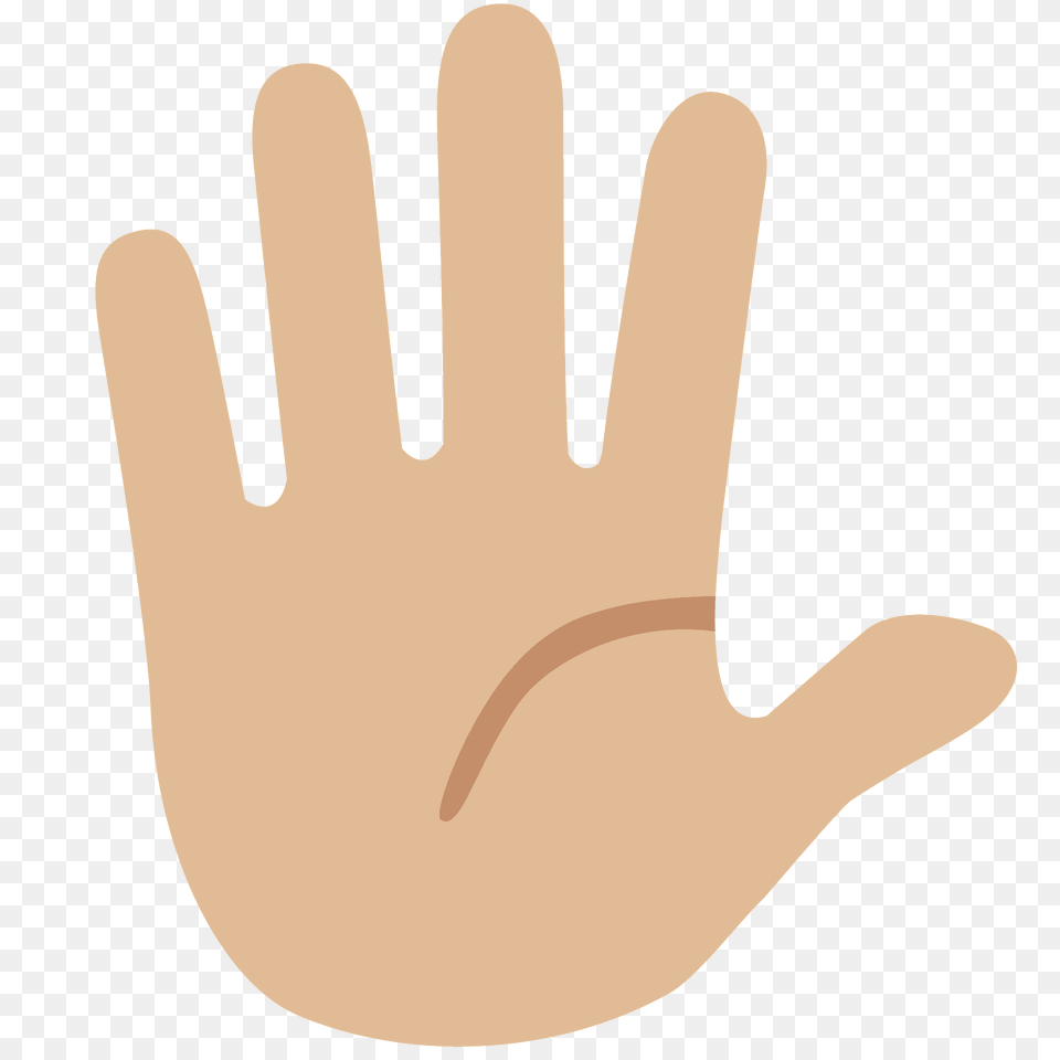 Hand With Fingers Splayed Emoji Clipart, Body Part, Clothing, Finger, Glove Free Png