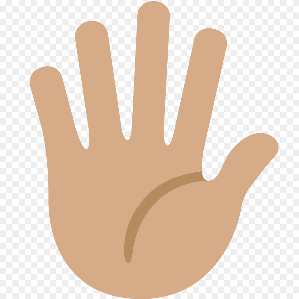 Hand With Fingers Splayed Emoji Clipart, Finger, Body Part, Clothing, Person Png Image