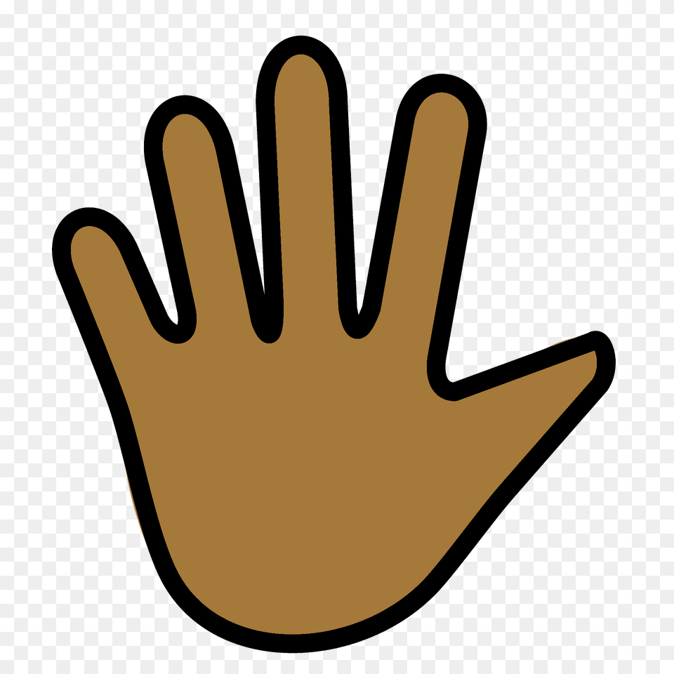 Hand With Fingers Splayed Emoji Clipart, Clothing, Glove, Cutlery, Smoke Pipe Free Transparent Png