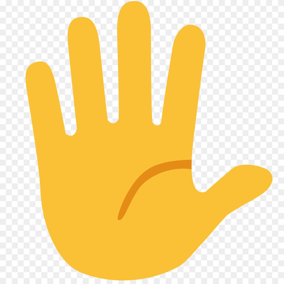 Hand With Fingers Splayed Emoji Clipart, Clothing, Glove Free Png Download
