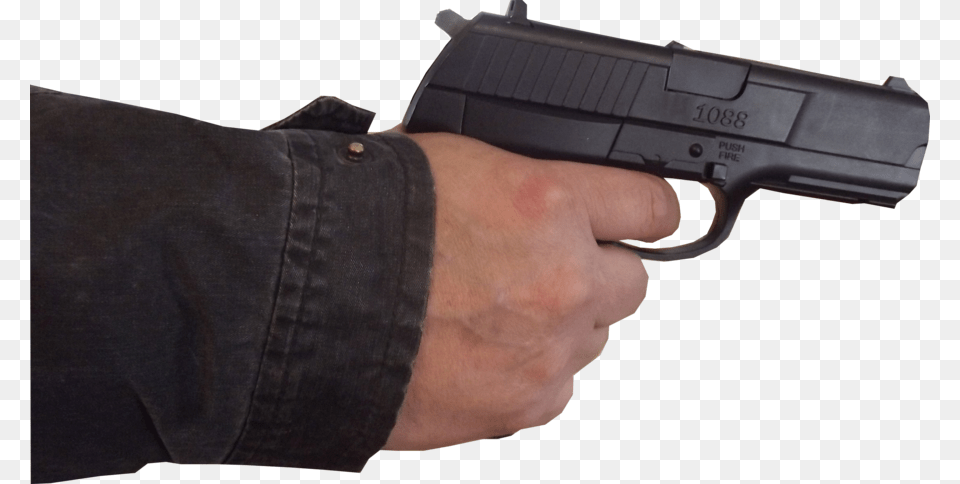 Hand With Gun Browser Gun, Firearm, Handgun, Weapon, Adult Png Image