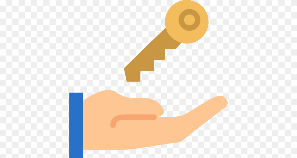 Hand With House Key Icon, Smoke Pipe Free Transparent Png