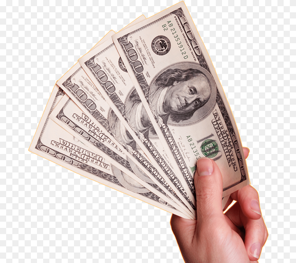 Hand With Money, Dollar, Face, Head, Person Free Transparent Png
