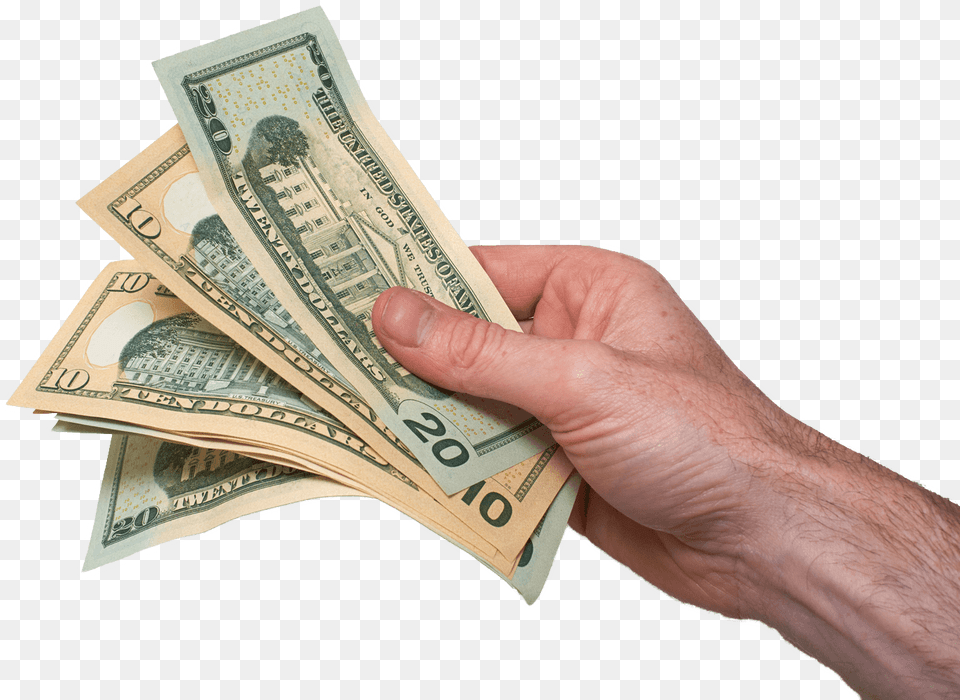 Hand With Money Money In Hand, Dollar Png