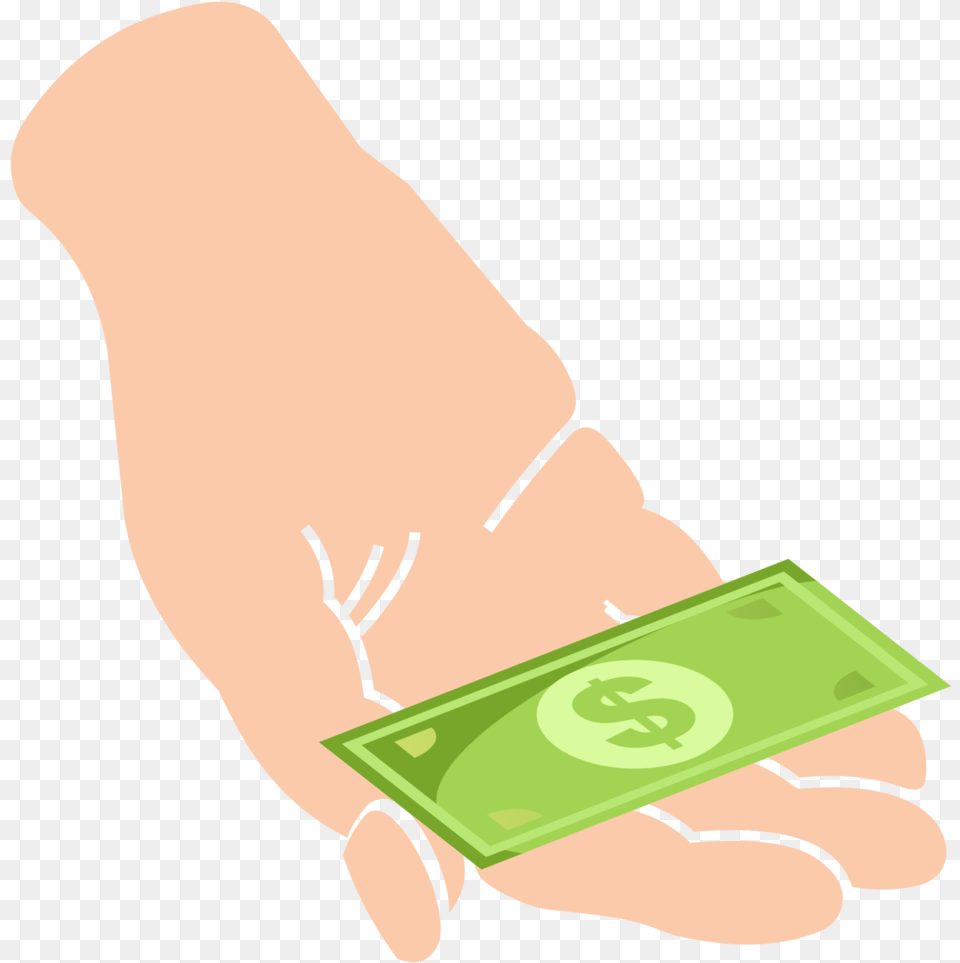 Hand With Money Transparent Background Cash, Body Part, Person, Baby Free Png Download