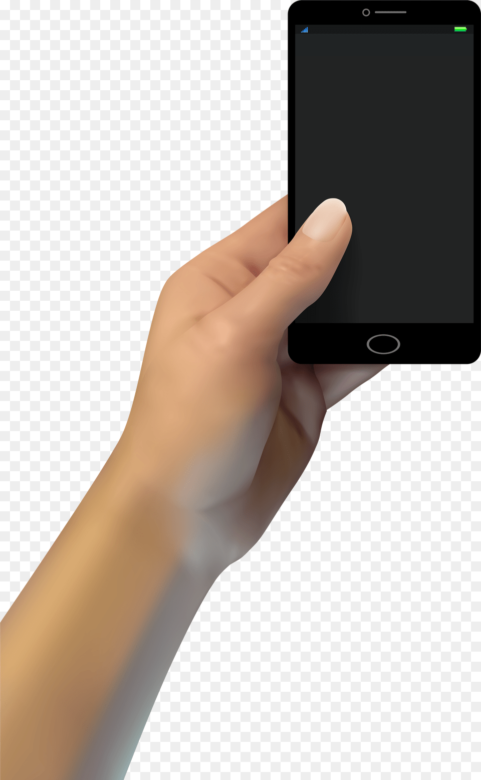 Hand With Smartphone Clip Art Hand With Smartphone, Electronics, Phone, Mobile Phone, Body Part Free Png Download