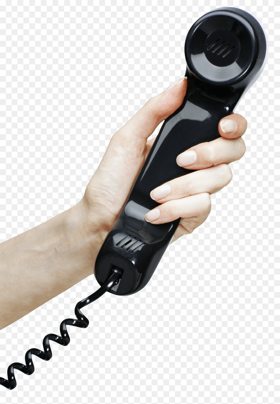 Hand With Telephone Clipart Png