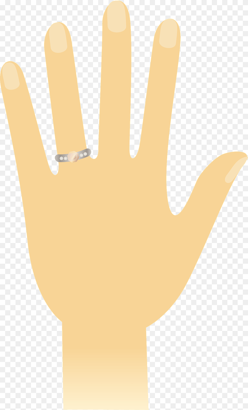 Hand With Wedding Ring Clipart, Body Part, Person, Finger, Accessories Free Transparent Png
