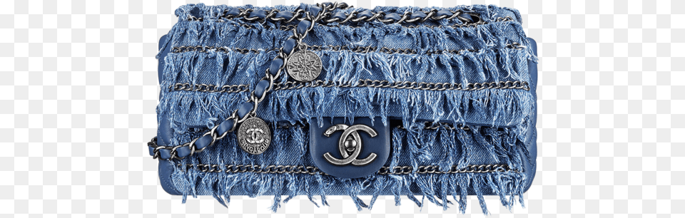 Handbag Denim Fashion Jeans Chanel Chanel Denim Bag Fringe, Accessories, Purse Free Transparent Png