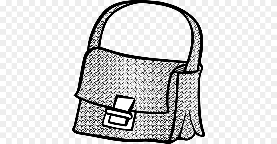 Handbag Line Art Vector Clip Art, Accessories, Bag, Purse, Clothing Free Png