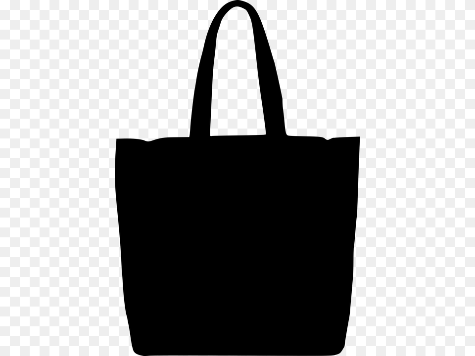 Handbag Silhouette, Gray Free Png Download