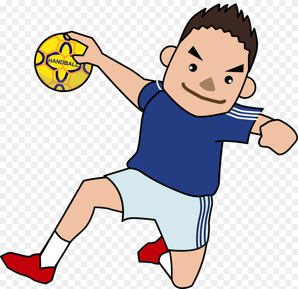 Handball Clipart, Baby, Person, Kicking, Ball Free Png