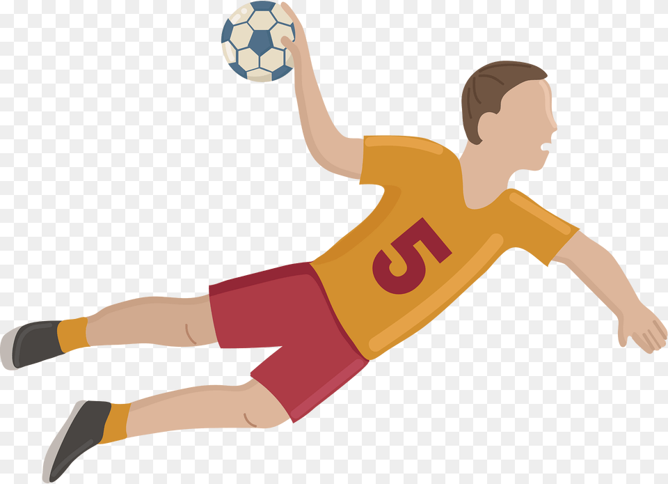 Handball Player Clipart, Ball, Soccer Ball, Soccer, Person Png