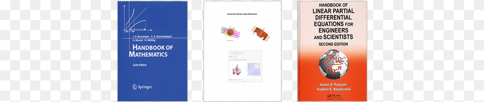 Handbook Of Mathematics Sixth Edition Handbook Of Linear Partial Differential Equations For, Advertisement, Poster, Page, Text Free Png