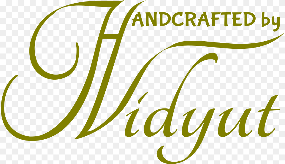 Handcrafted By Vidyut Calligraphy, Handwriting, Text Png Image