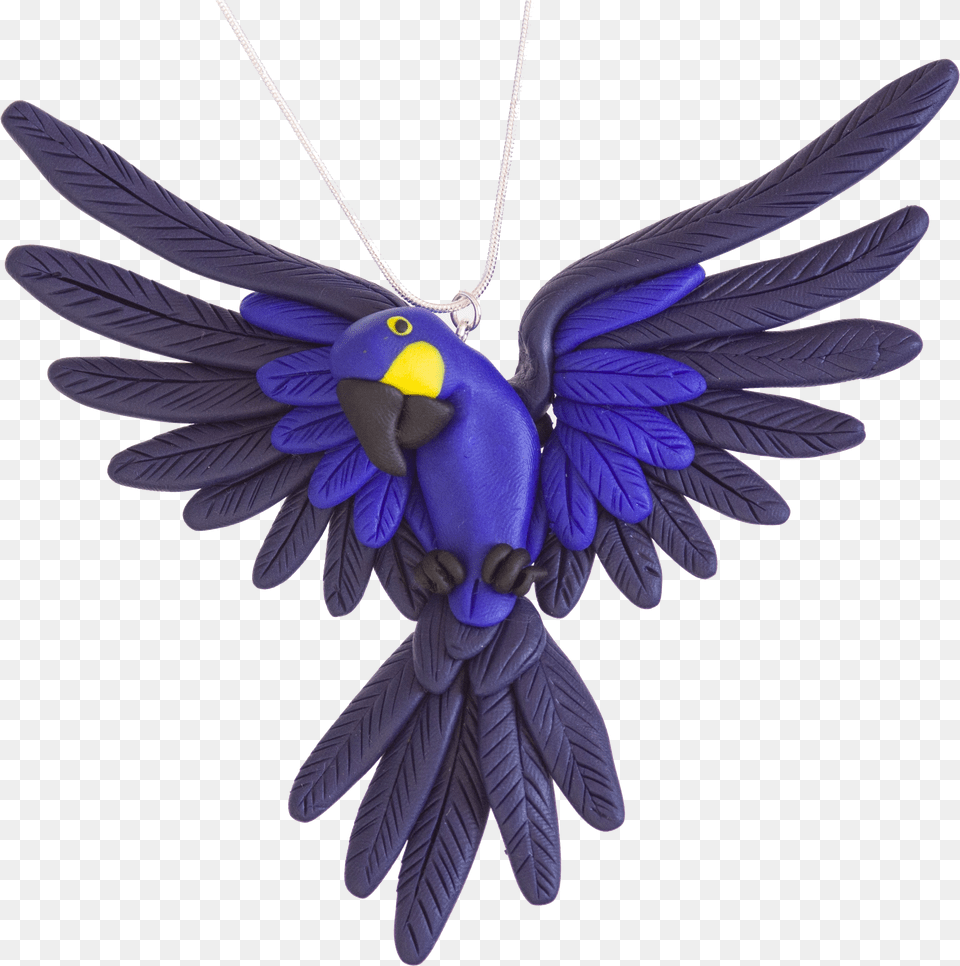 Handcrafted Hyacinth Macaw Necklace Macaw Free Png