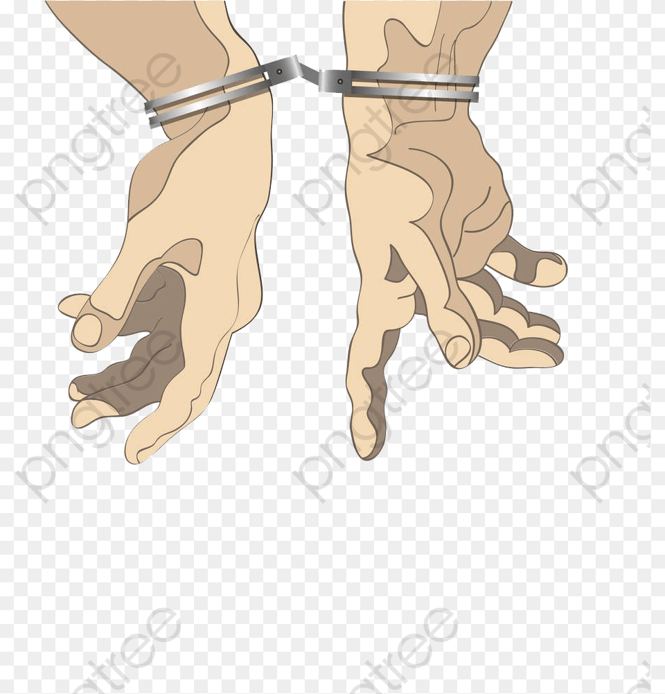 Handcuff Clipart Captured Handcuffs, Accessories, Bracelet, Jewelry, Body Part Free Png Download