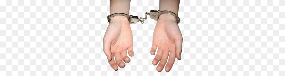 Handcuffs, Person, Body Part, Hand, Baby Free Png Download