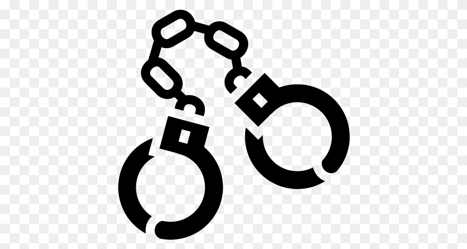 Handcuffs, Gray Free Png Download