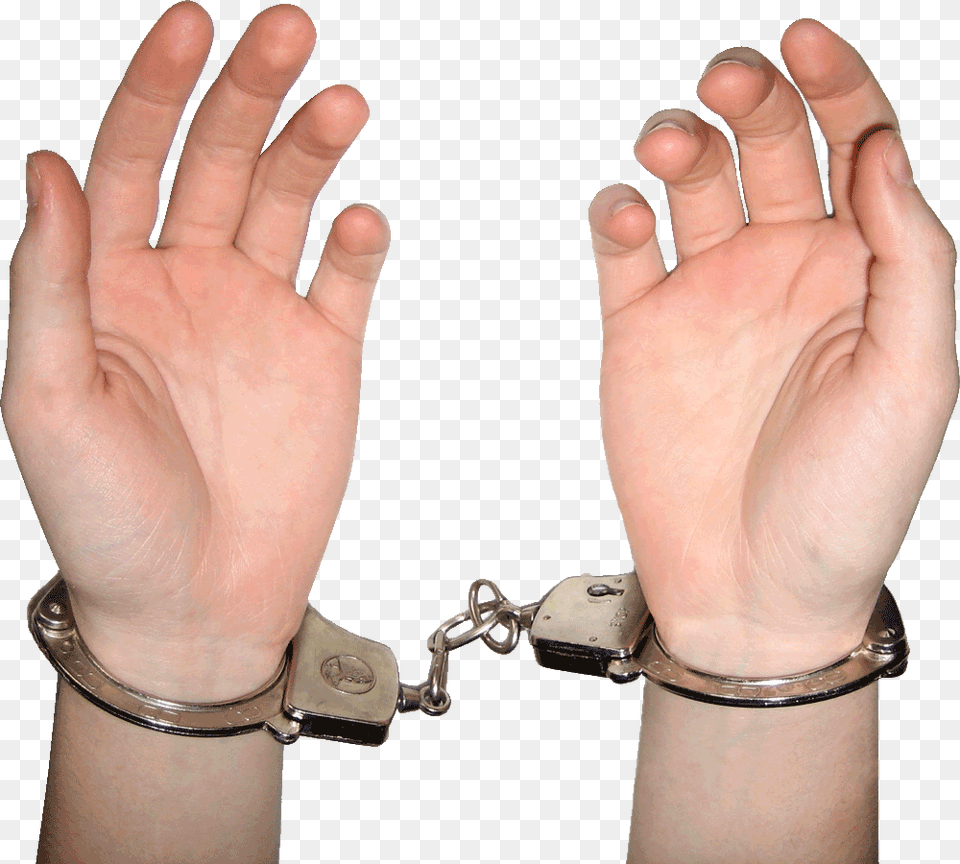 Handcuffs Bracelet, Body Part, Finger, Hand, Person Png