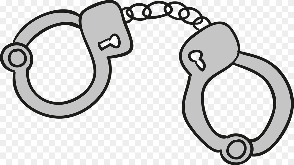 Handcuffs Clip Art 8th Amendment Drawing Easy, Accessories, Bracelet, Jewelry, Ammunition Free Png Download