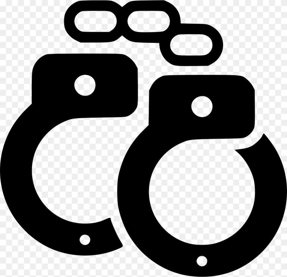Handcuffs Clipart Shackles Handcuff Icon Number, Symbol, Text, Ammunition Free Png