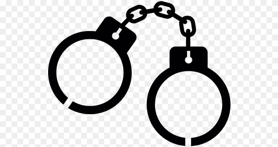 Handcuffs Criminal Defense Lawyer Arrest Clip Art Arrest, Accessories, Earring, Jewelry Free Png Download