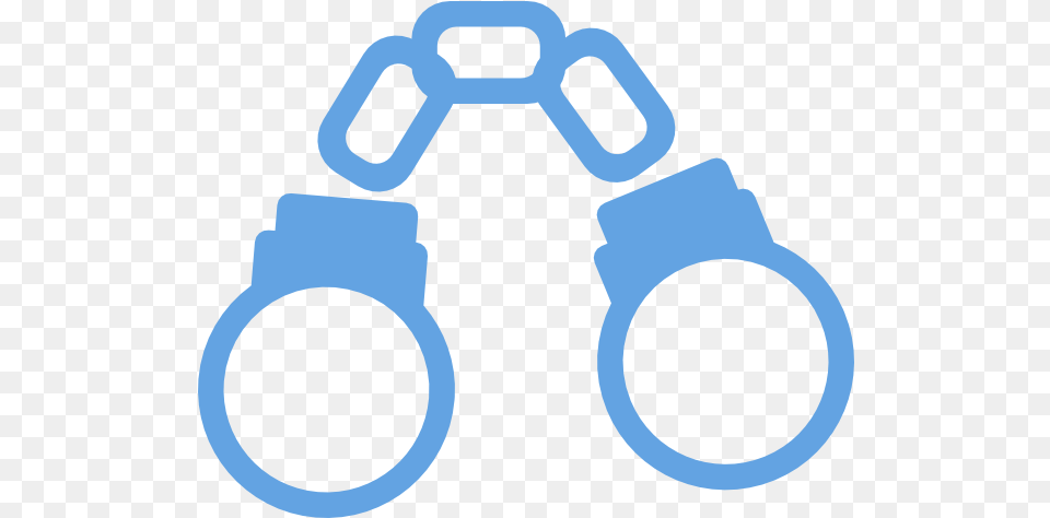 Handcuffs Light Blue Cartoon Closed Clip Art Clip Art, Accessories, Person Free Png Download