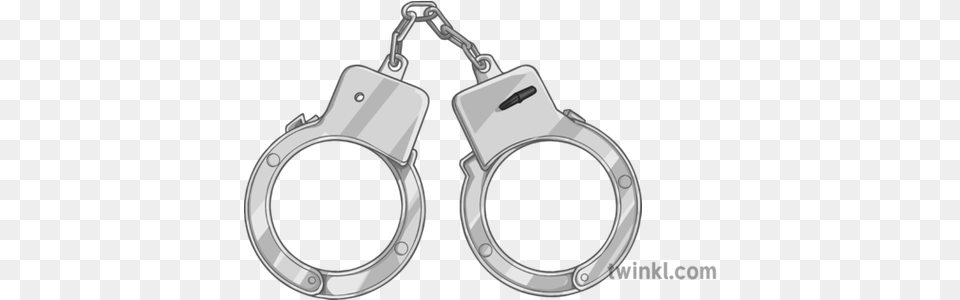 Handcuffs Modern Police Criminal Arrest General Secondary Circle Free Png