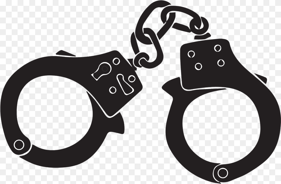 Handcuffs Police Officer Clip Art Transparent Handcuffs Clipart, Ammunition, Grenade, Weapon, Device Free Png