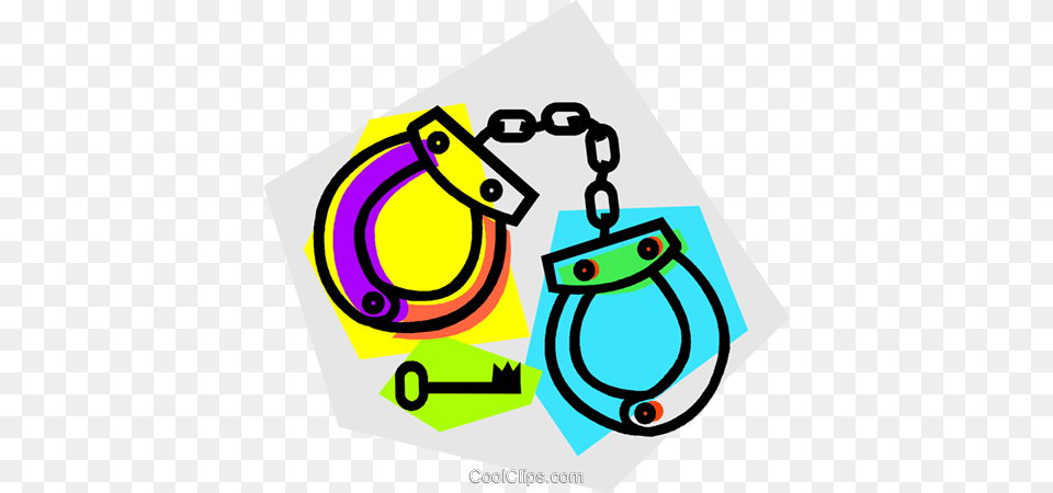Handcuffs Royalty Free Vector Clip Art Illustration Png Image