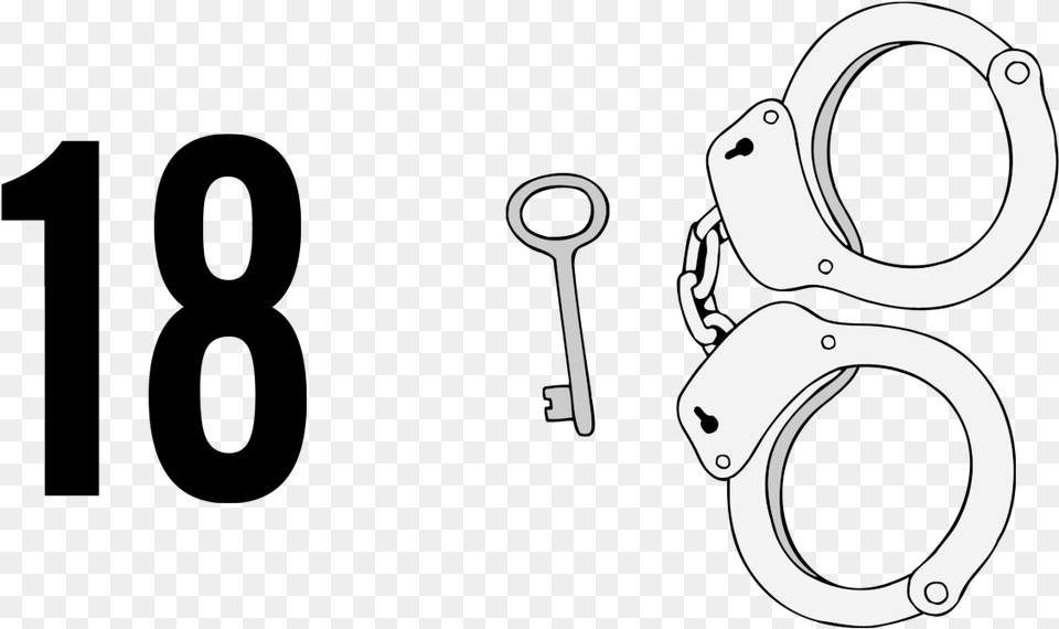 Handcuffs Vector Handcuffs Clipart Peg Word Mnemonic Circle, Key Free Png