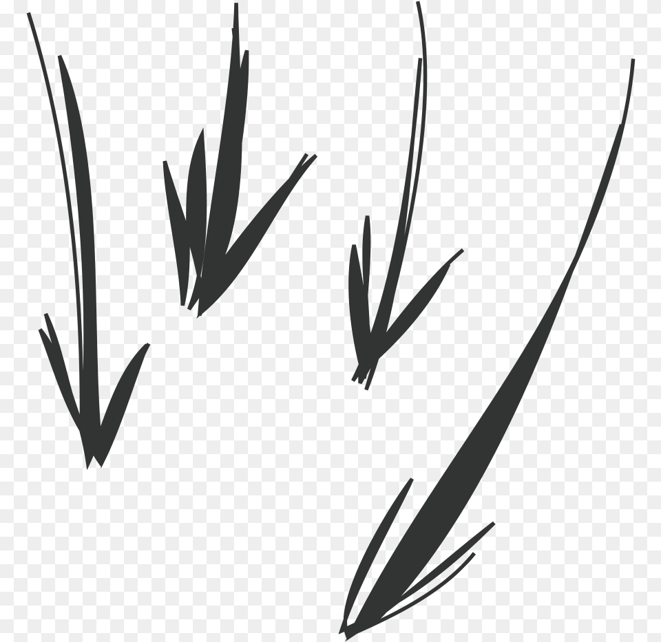 Handdrawn Arrows Grey, Antler, Text Free Png