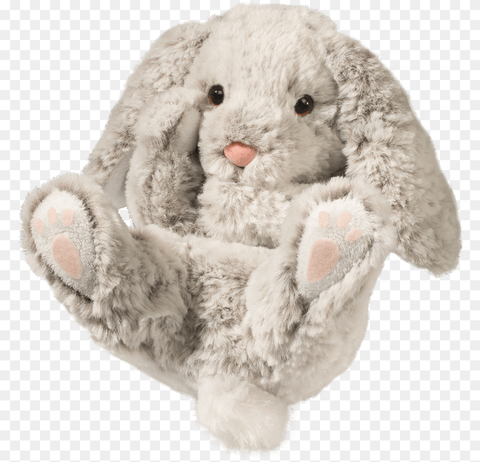 Handful Large Gray Bunny, Plush, Toy, Teddy Bear Png