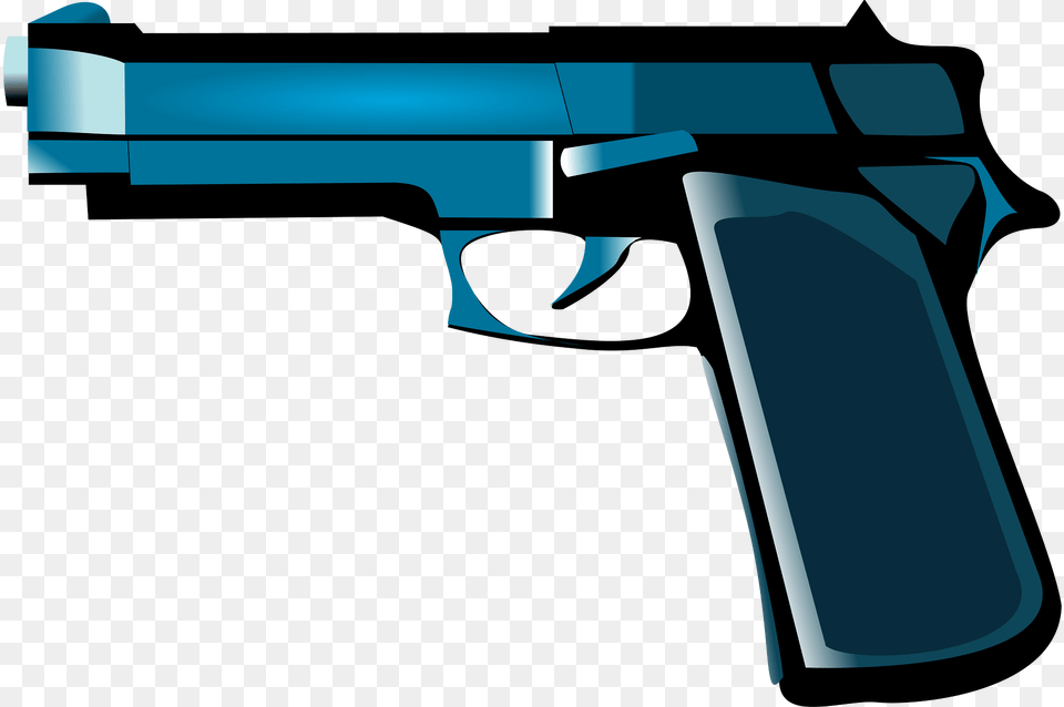 Handgun Clipart, Firearm, Gun, Weapon Png