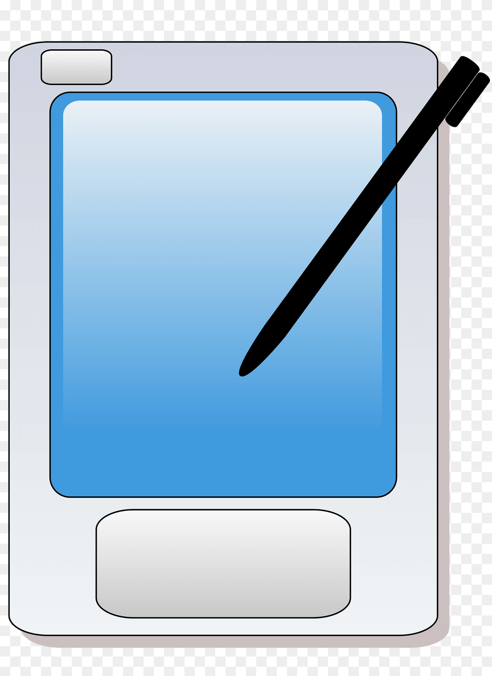 Handheld Device And Stylus Clipart, Computer, Electronics, Tablet Computer, Hand-held Computer Free Transparent Png