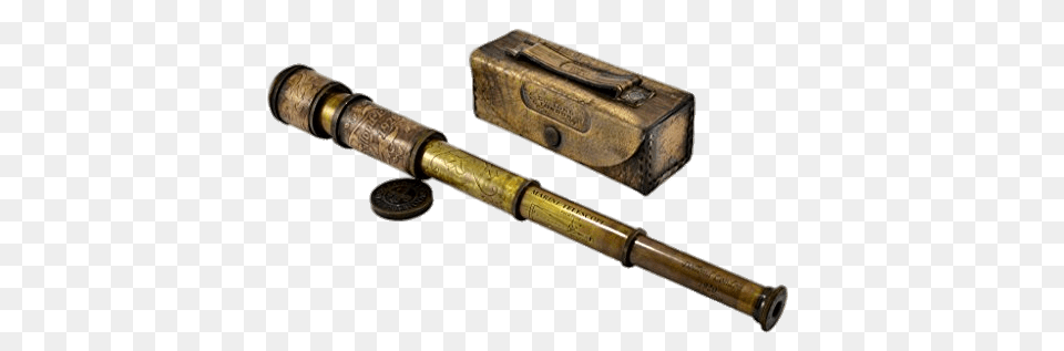 Handheld Marine Telescope And Storage Box, Smoke Pipe Png