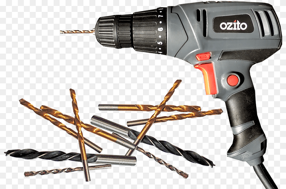 Handheld Power Drill, Device, Power Drill, Tool, Blade Free Png