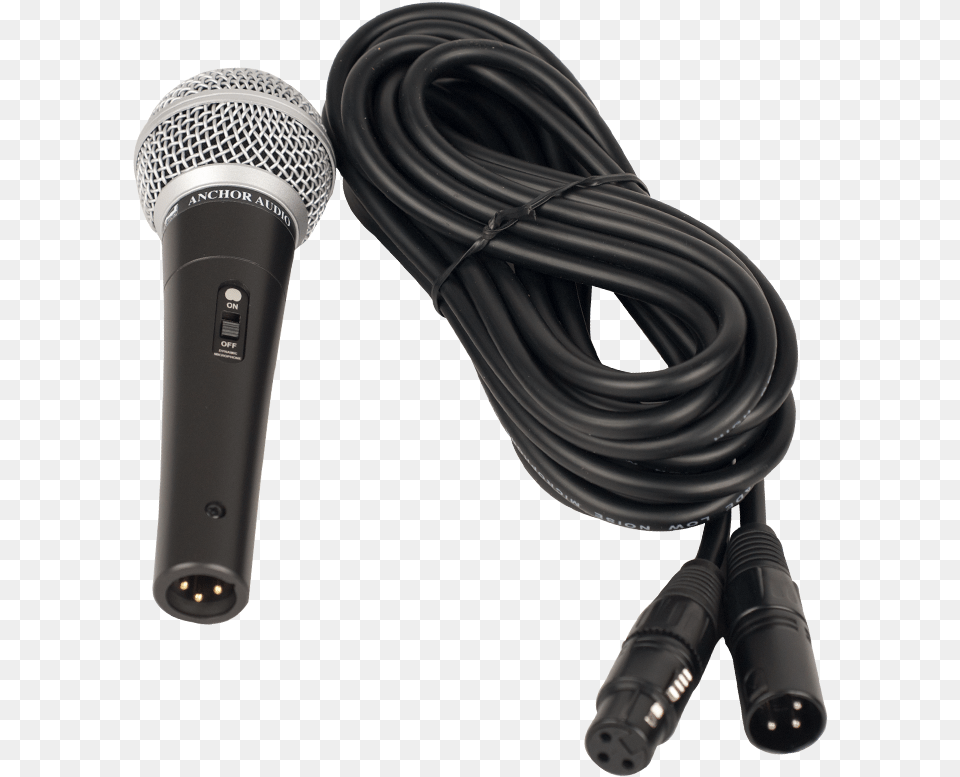 Handheld Wired Microphone, Electrical Device Png