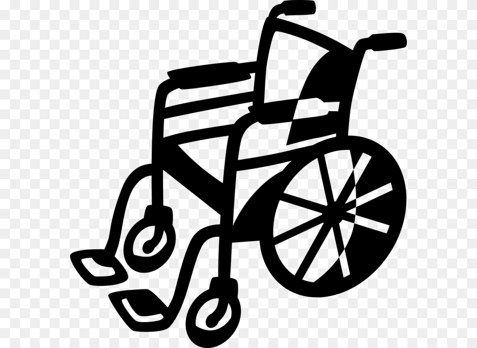 Handicap Clipart Clip Art Wheel Chair, Gray Png Image
