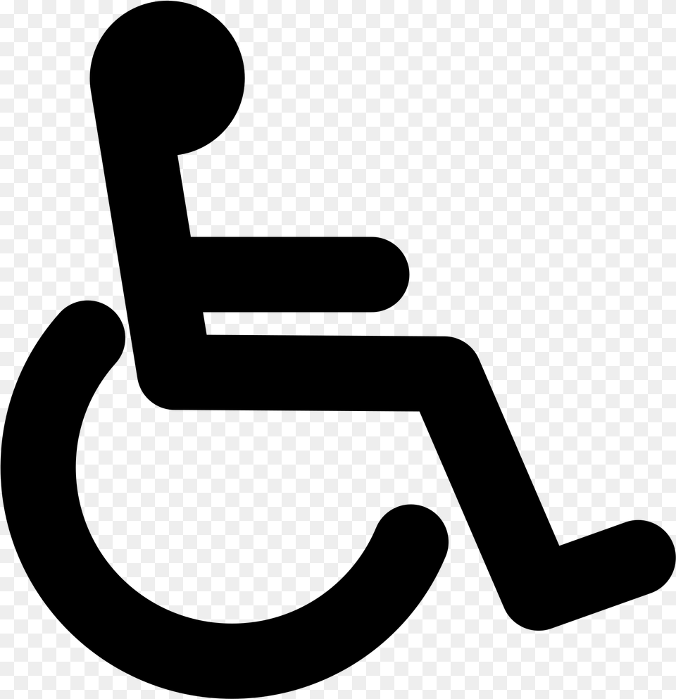 Handicap Images Clip Art Clip Art Wheel Chair, Gray Free Transparent Png