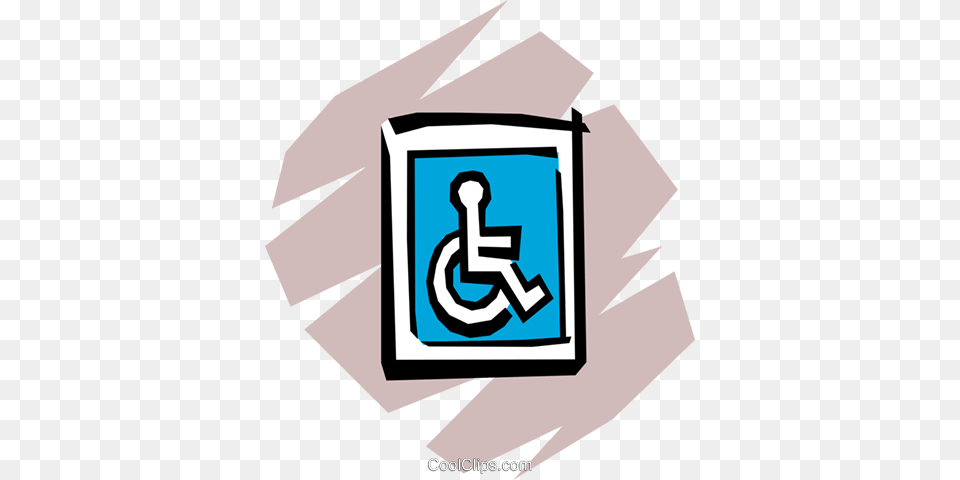 Handicap Parking Royalty Vector Clip Art Illustration, Electronics, Hardware, Symbol Free Png