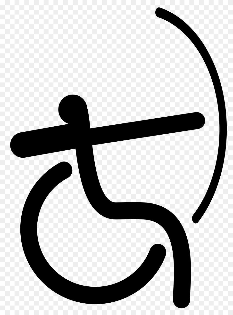 Handicap Symbol Clip Art Black, Gray Free Transparent Png