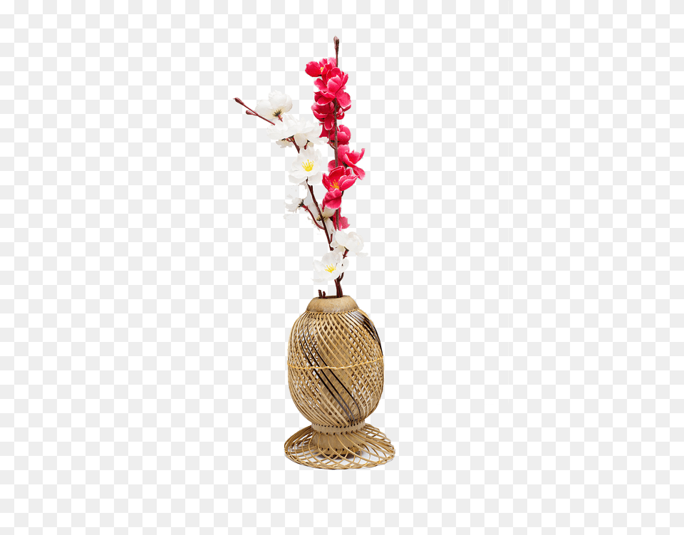 Handmade Cane Flower Vase Artificial Flower, Flower Arrangement, Ikebana, Plant, Pottery Png Image